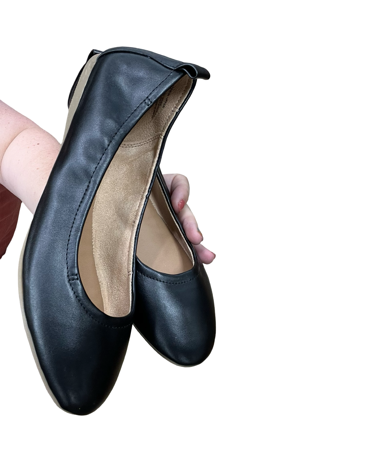 Shoes Flats By Universal Thread In Black, Size:9.5