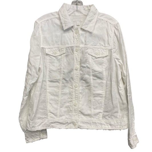 Jacket Other By Charter Club In White, Size:L