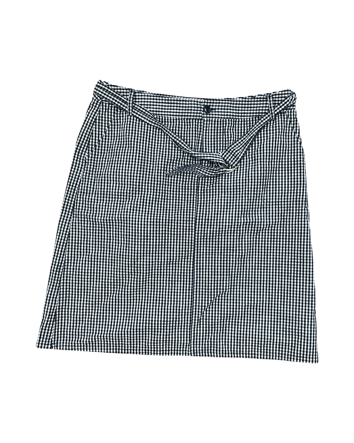 Skirt Midi By Liz Claiborne In Blue & White, Size:L