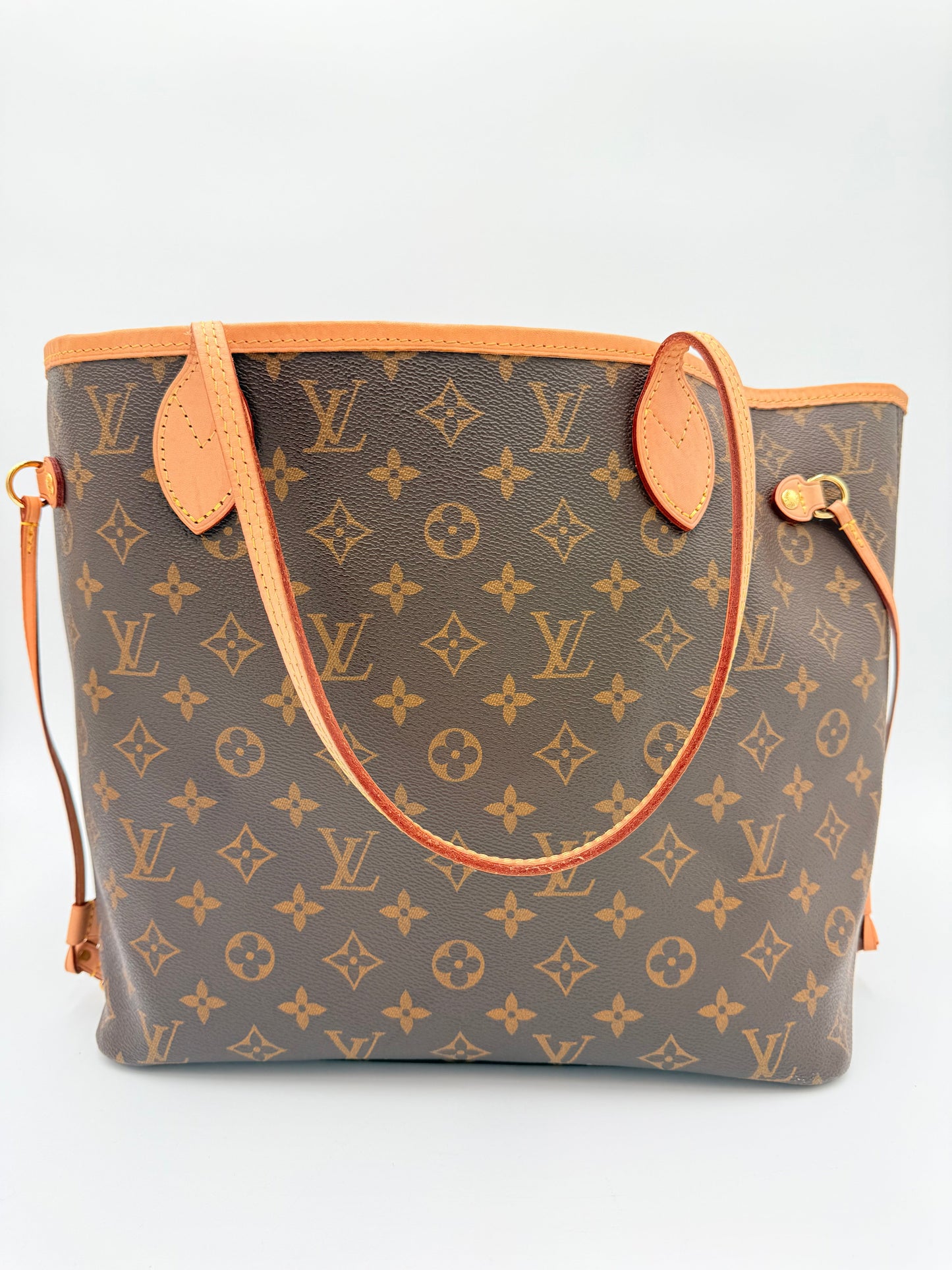 Handbag Luxury Designer By Louis Vuitton In Brown, Size:Medium