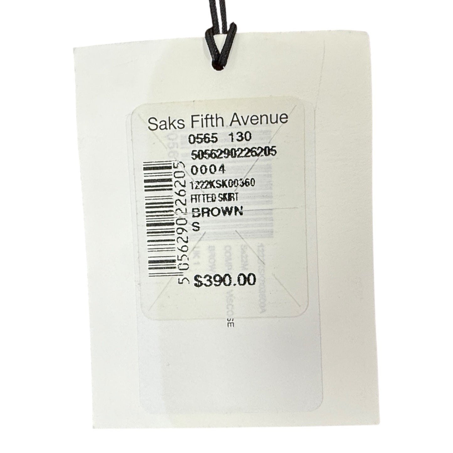 Fitted Stretch Knit Midi Skirt  By VB Body by Victoria, Beckham  In Brown, Size: S