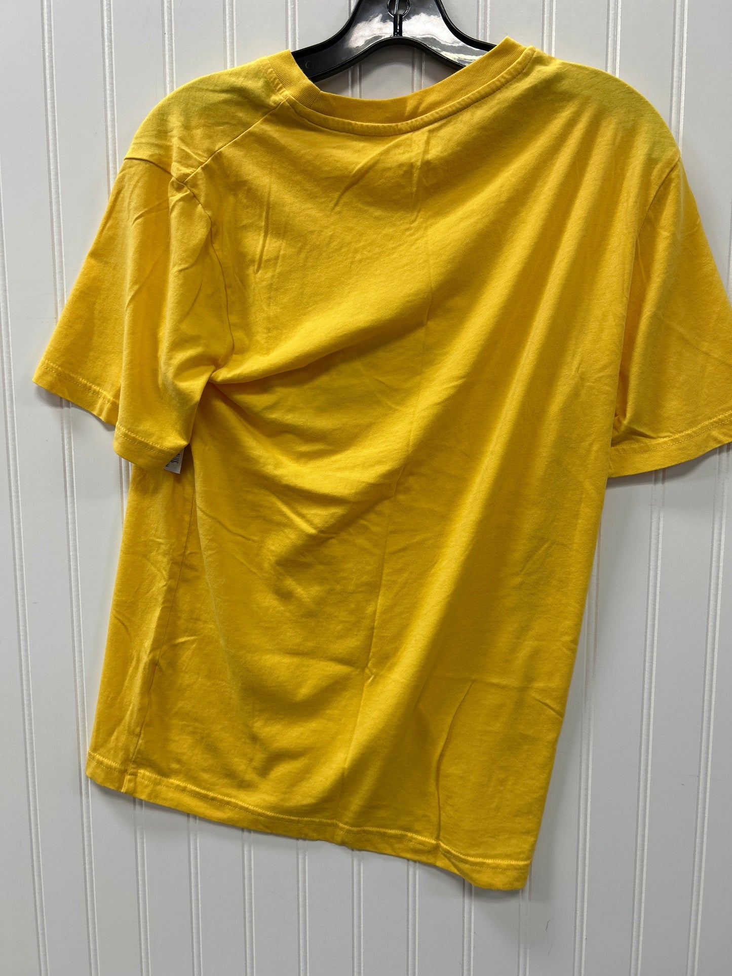 Athletic Top Ss By Nfl In Yellow, Size:S