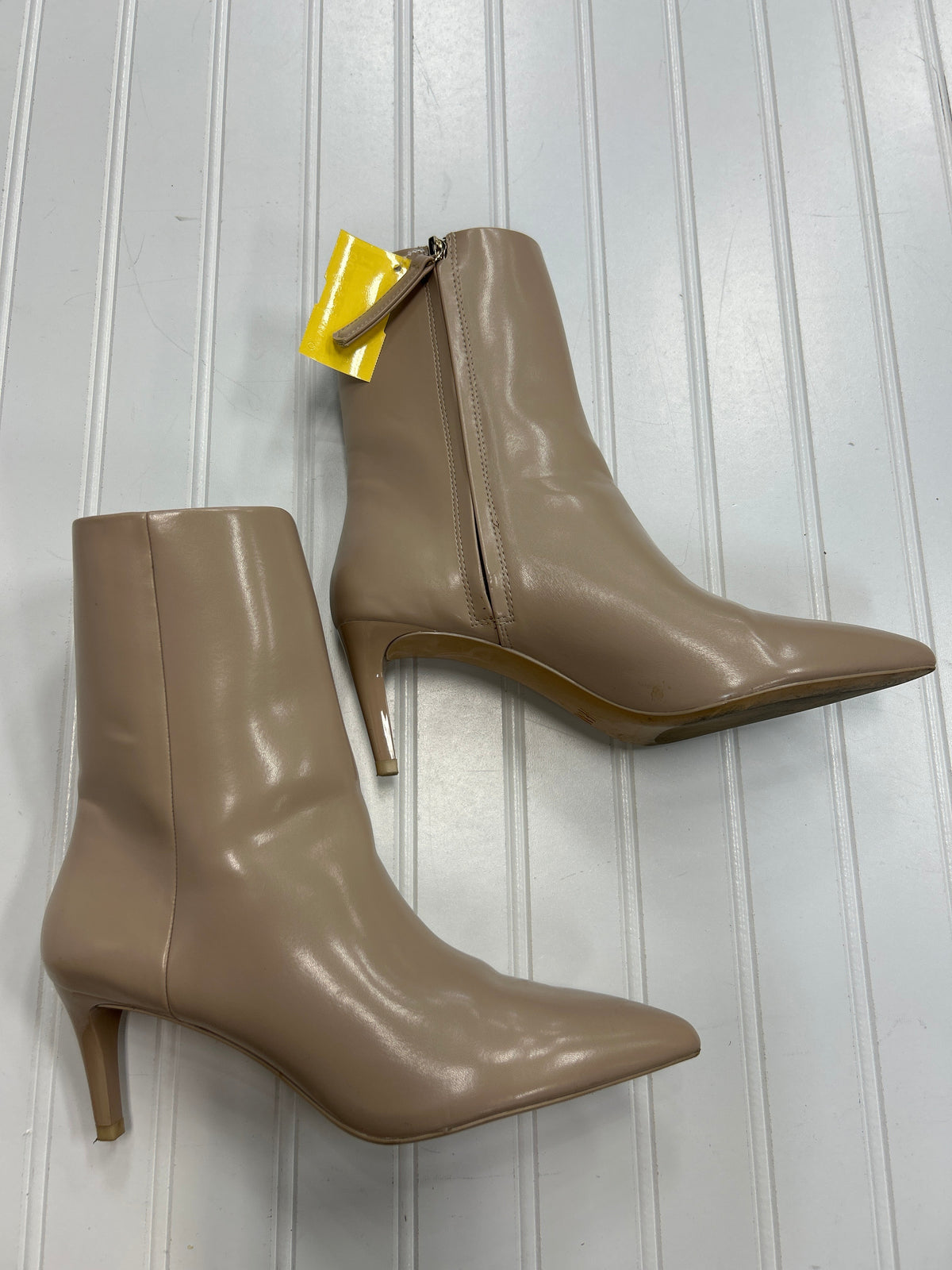Boots Ankle Heels By H&M In Tan, Size:6