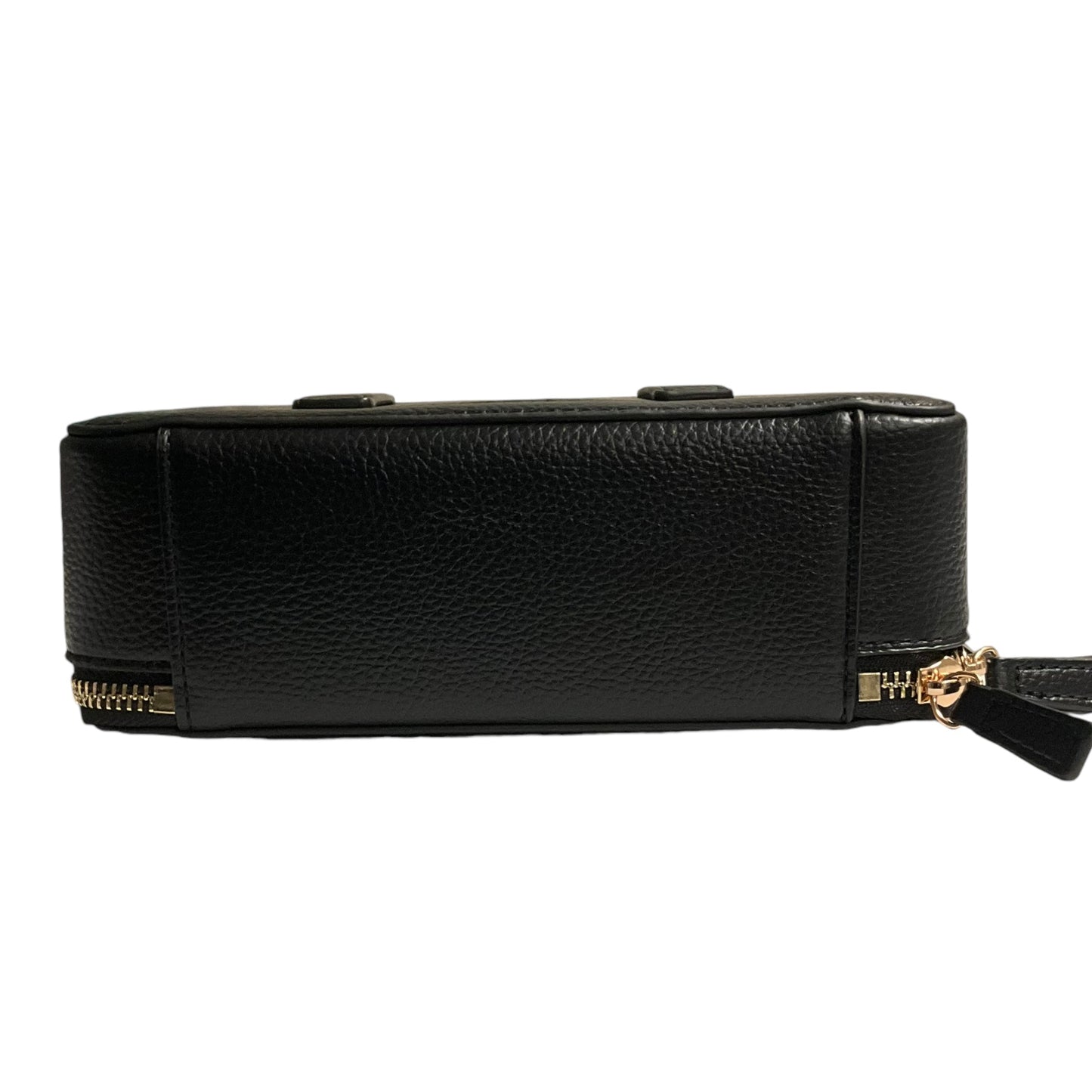 Crossbody Leather By Clothes Mentor In Black, Size:Medium