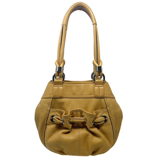Slouchy Leather Shoulder Bag By B. Makowsky, Size: Medium