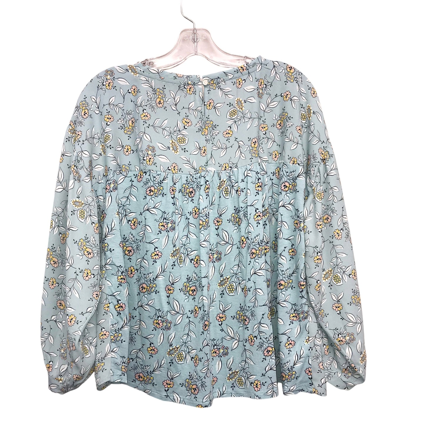 FLORAL PRINT TOP LS by LOFT Size:M