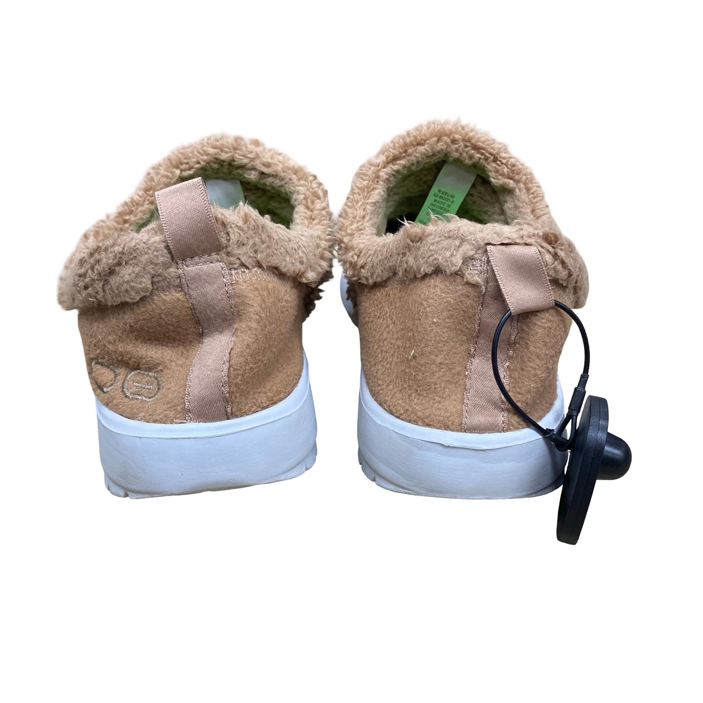 Shoes Flats By Oofos In Brown & Green, Size:9