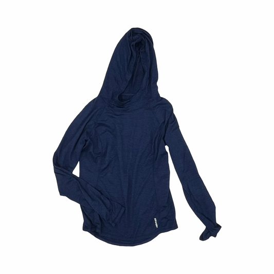 Athletic Top Ls Hoodie By Head In Blue, Size:M