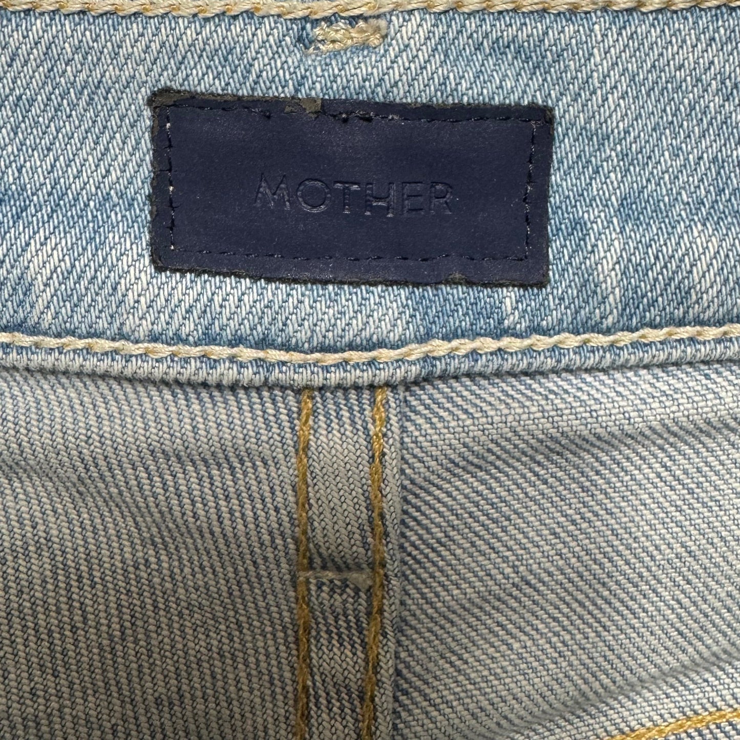 The Hustler Ankle Fray with Butterfly By Mother In Blue Denim, Size: 0/24