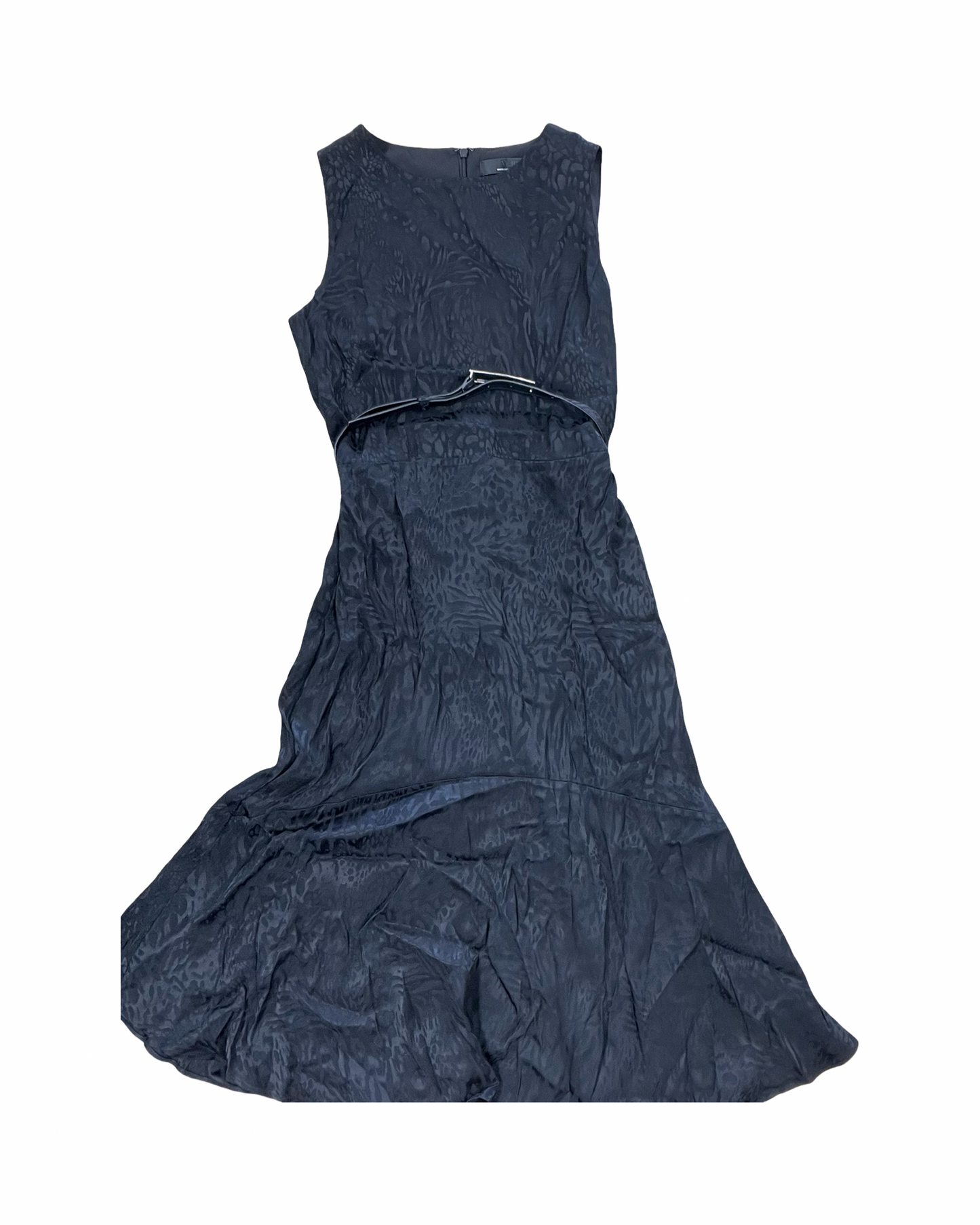 Dress Casual Midi By White House Black Market In Black, Size:Sp