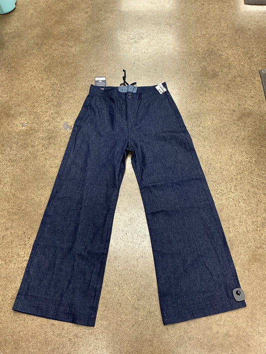Jeans Wide Leg By Levis In Blue Denim, Size:14