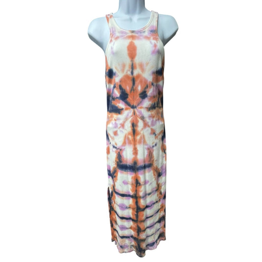 Dress Casual Maxi By Young Fabulous & Broke In Tie Dye Print, Size: L