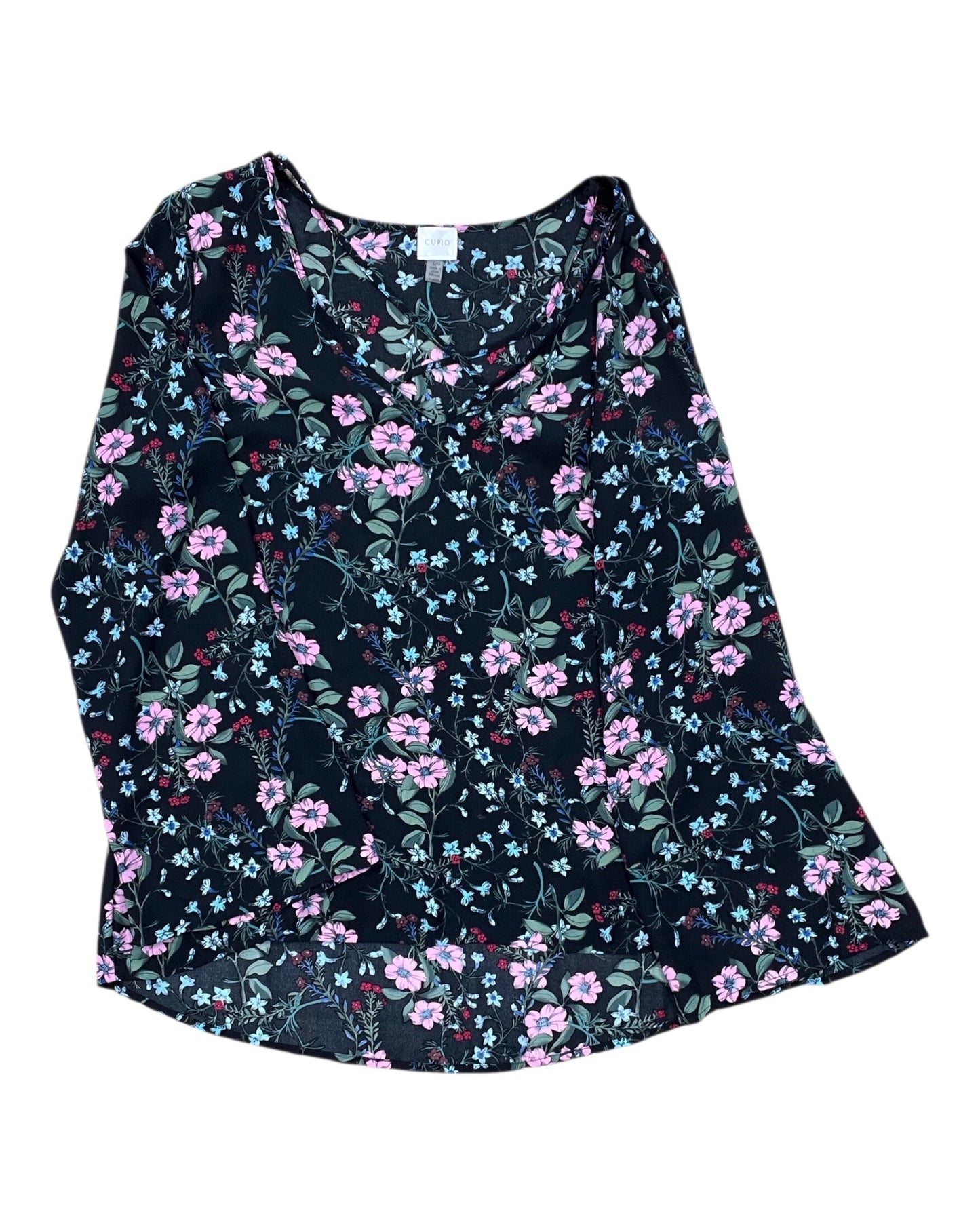 Top Ls By Cupio In Black, Size:L