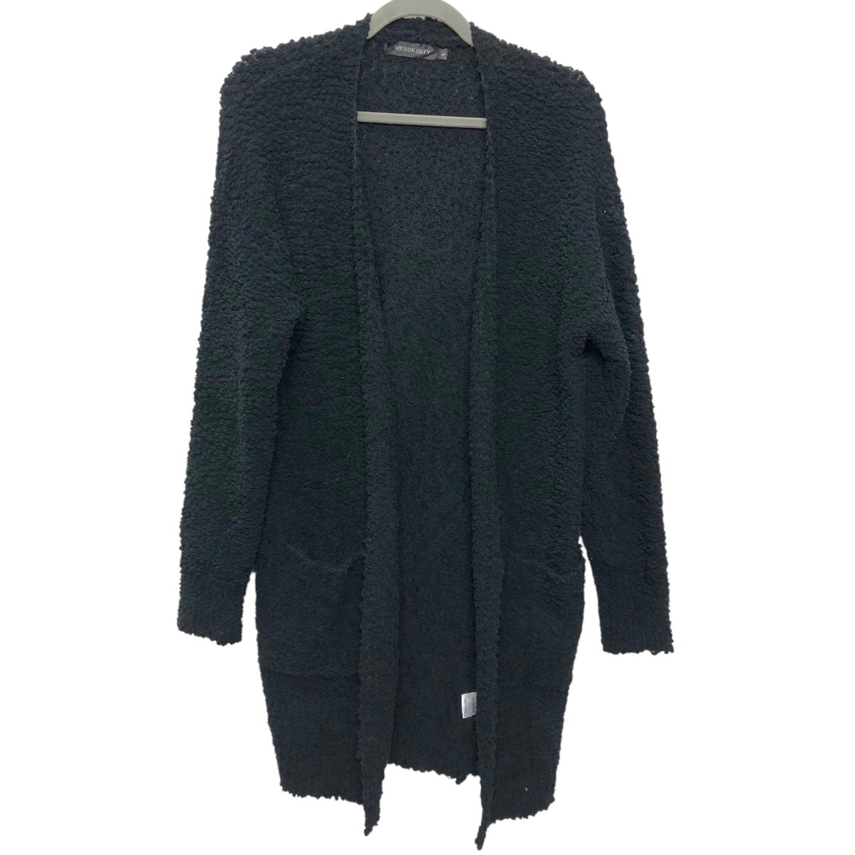 Sweater Cardigan By Clothes Mentor In Black, Size:L