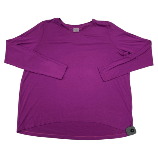 Athletic Top Ls Crewneck By Athleta In Purple, Size:S