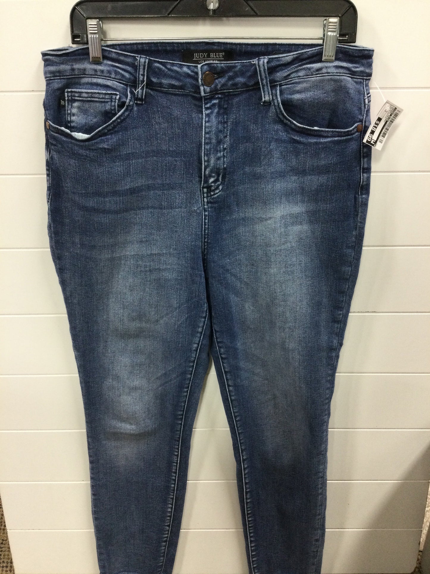 Jeans Skinny By Judy Blue In Blue Denim, Size:12