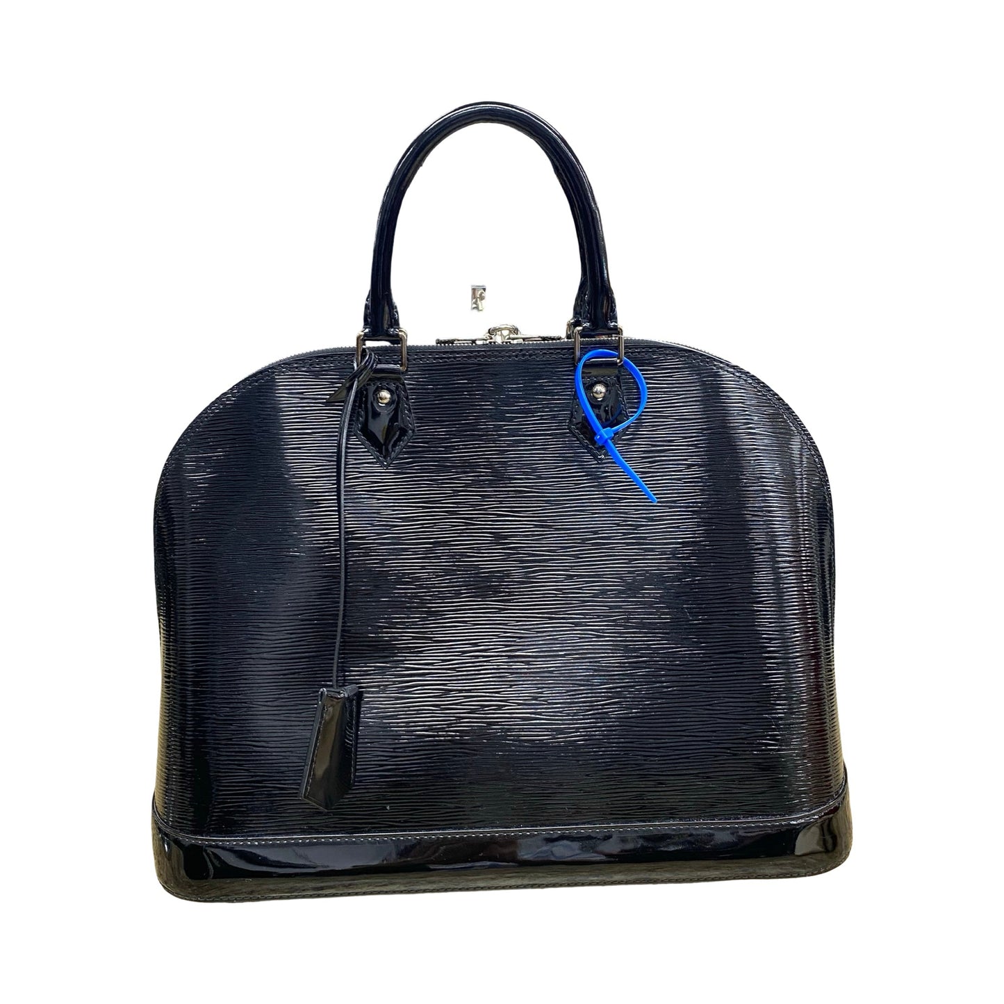 Handbag Luxury Designer By Louis Vuitton In Black Epi, Size:Large (GM)