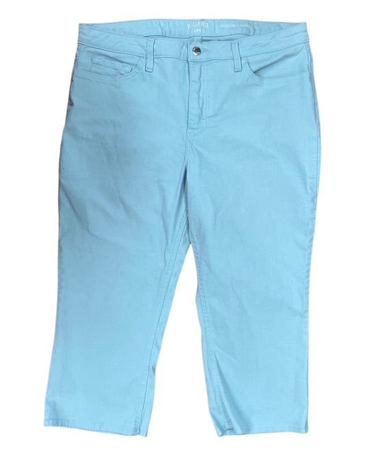 Jeans Cropped By Lee In Green, Size:14