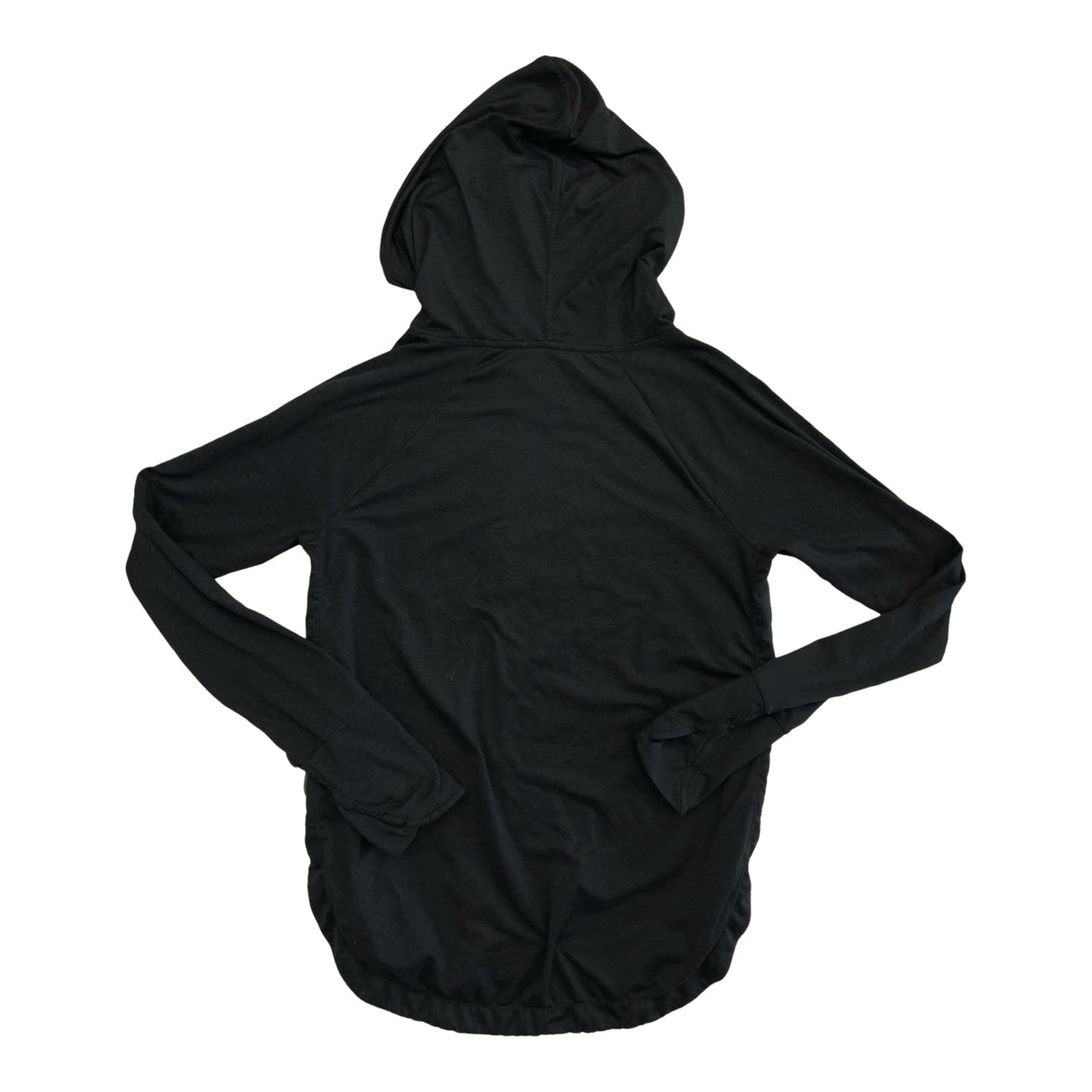 Athletic Top Ls Hoodie By Athleta In Black, Size:M