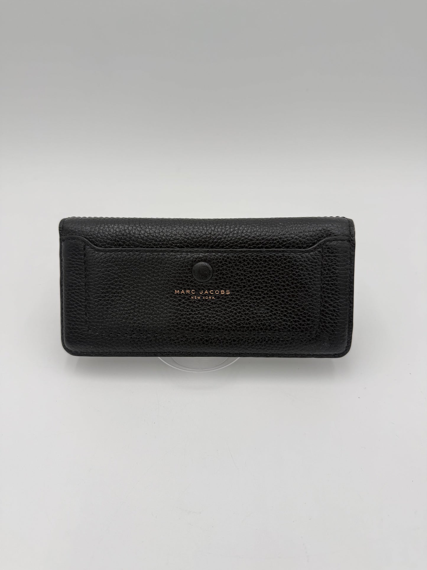 Wallet Luxury Designer By Marc Jacobs In Black, Size:Medium