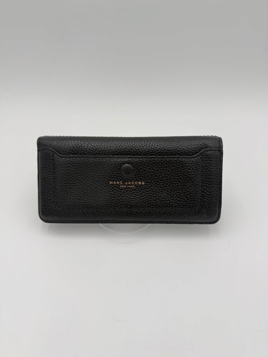 Wallet Luxury Designer By Marc Jacobs In Black, Size:Medium