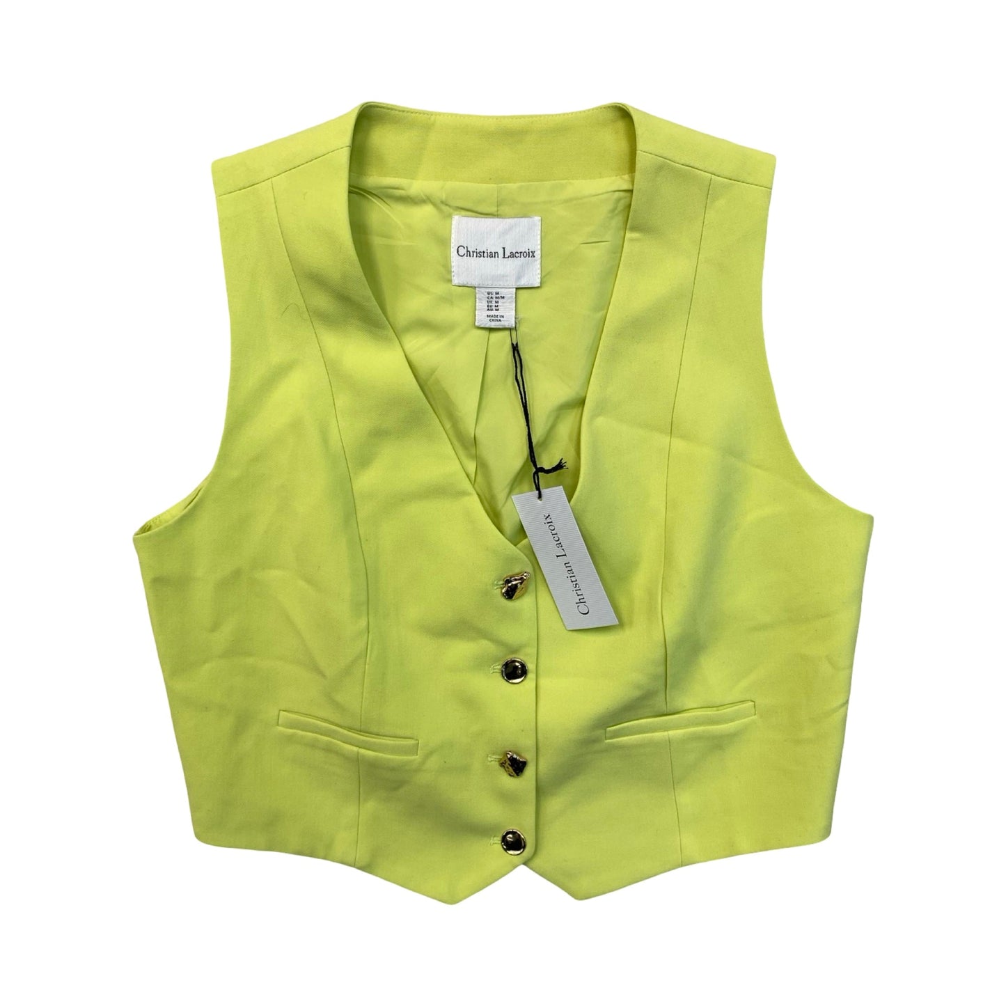 Vest Other By Cmc In Chartreuse, Size:M