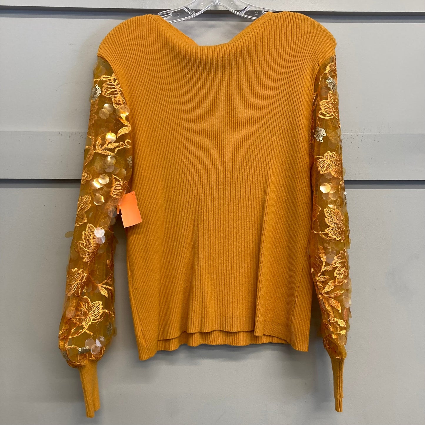 Top Ls By Sioni In Yellow, Size:M