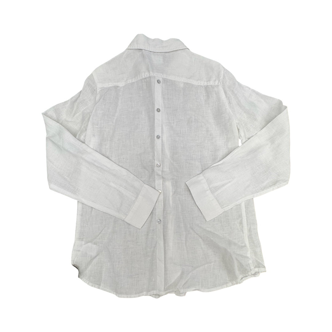 Top Ls By Sigrid Olsen In White, Size:M