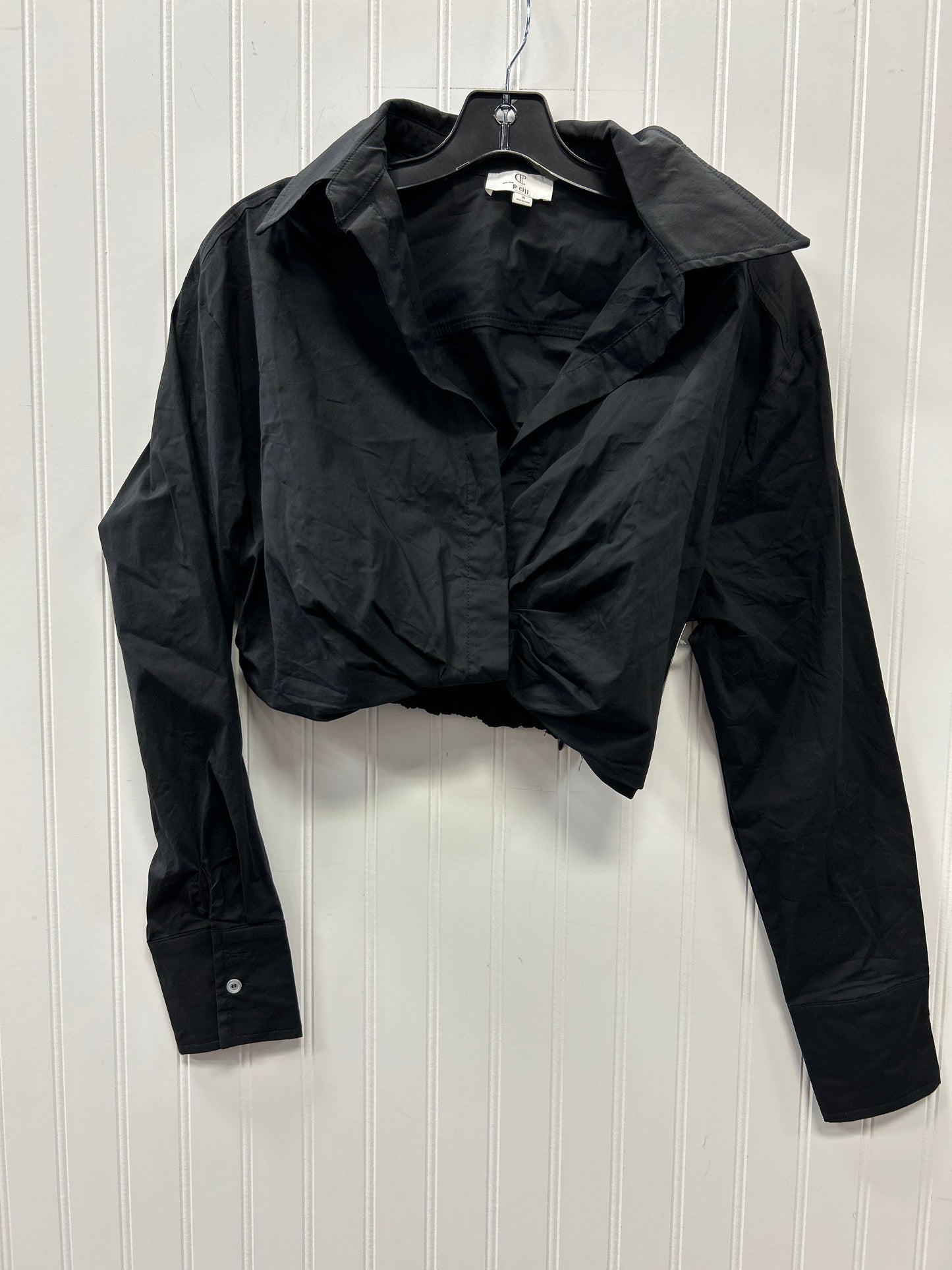 Blouse Ls By Cmb In Black, Size:S