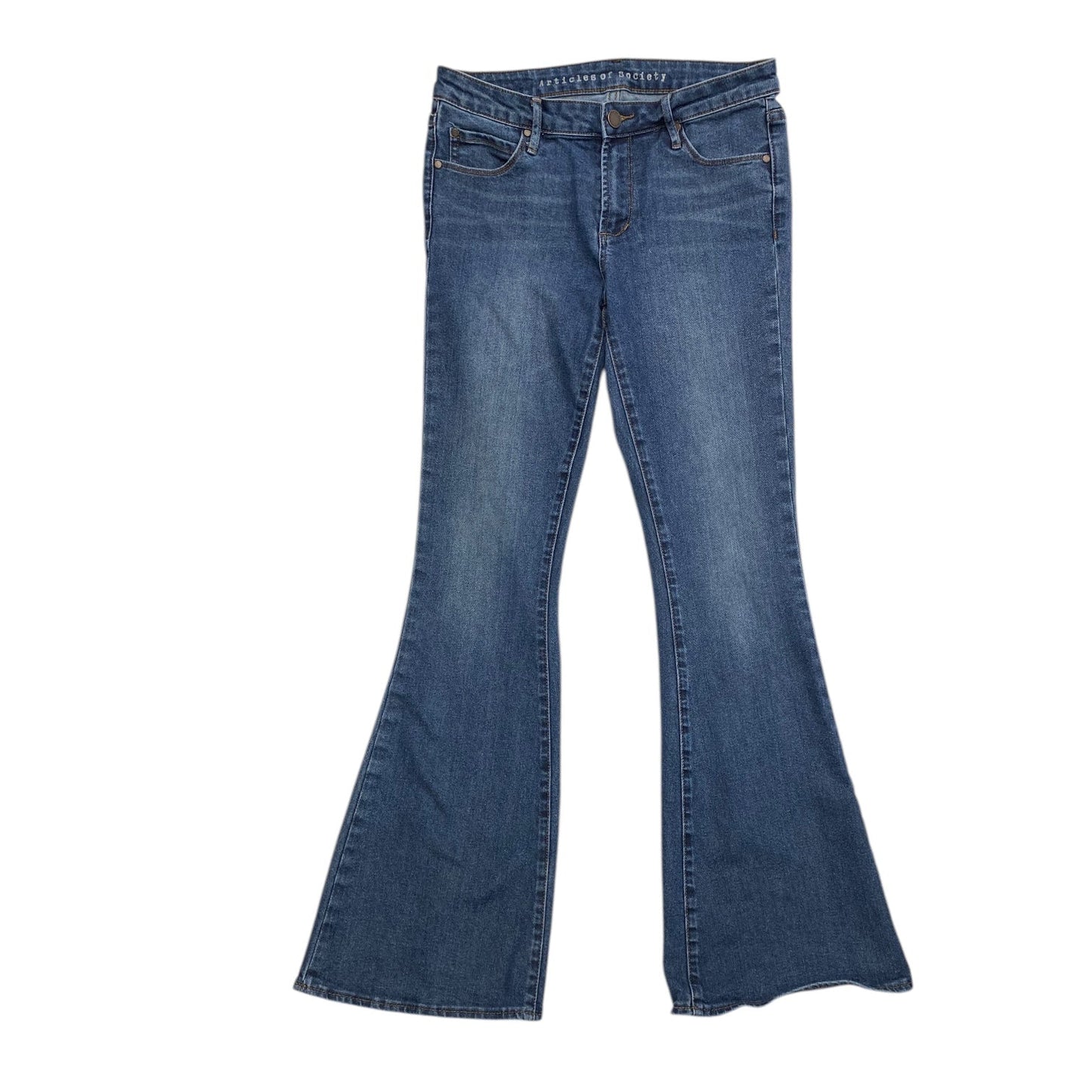 Jeans Wide Leg By Articles Of Society In Blue Denim, Size:4