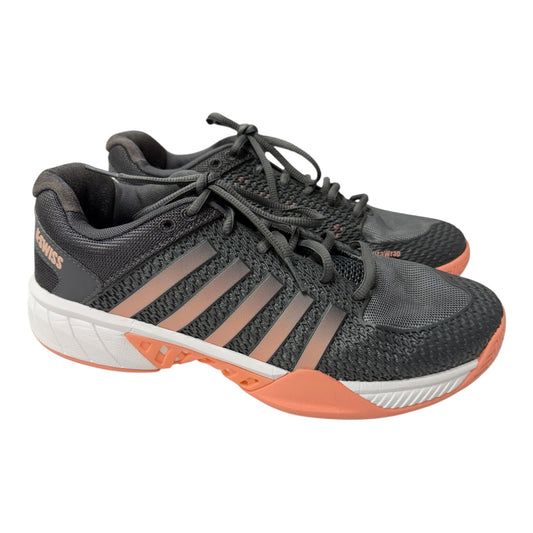 Shoes Athletic By K Swiss In Grey & Orange, Size:11