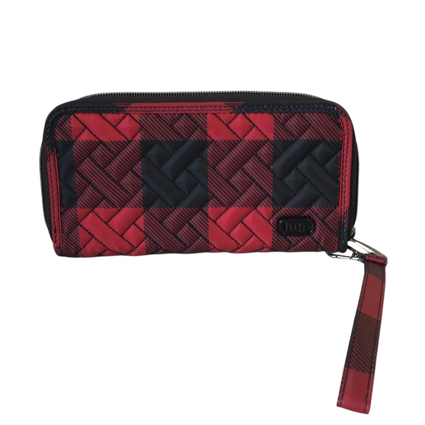 Wallet By LUG In Plaid Pattern, Size:Large