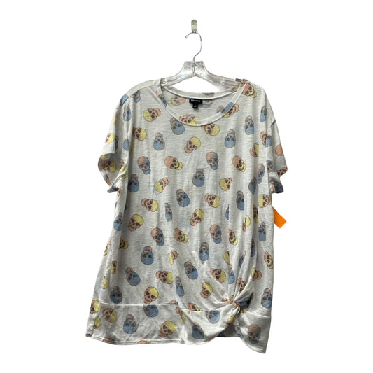 Top Ss Basic By Torrid In White, Size:3X