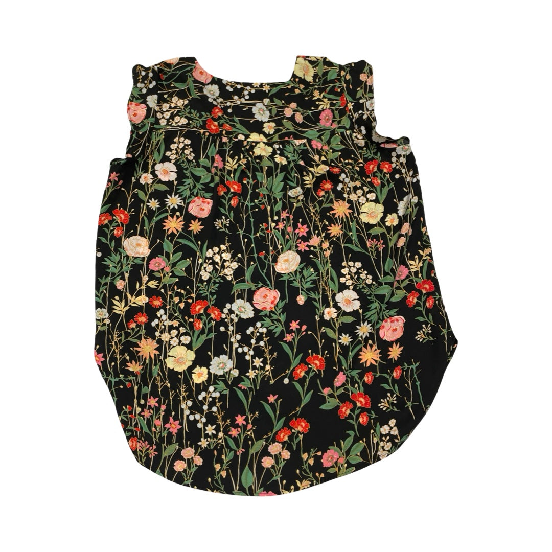 Top Ss By Loft In Floral Print, Size:S