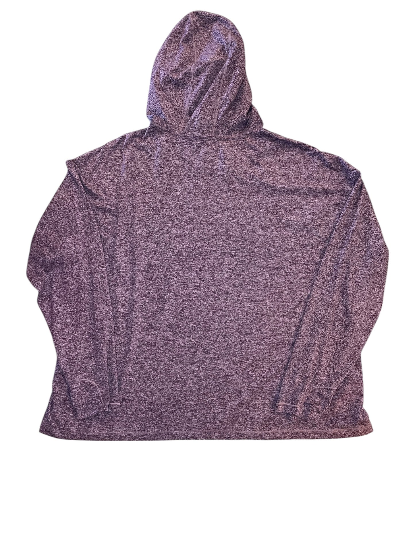 Athletic Top Ls Collar By Athleta In Purple, Size:2X