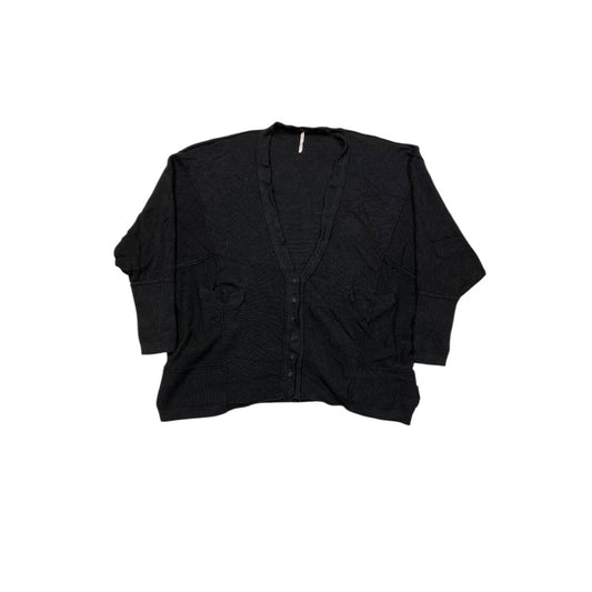 Sweater Cardigan By Free People In Black, Size:S
