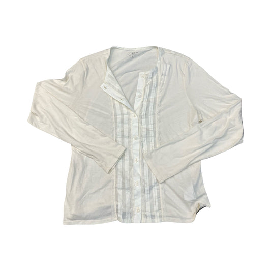 Top Ls By J. Crew In Cream, Size:Xl