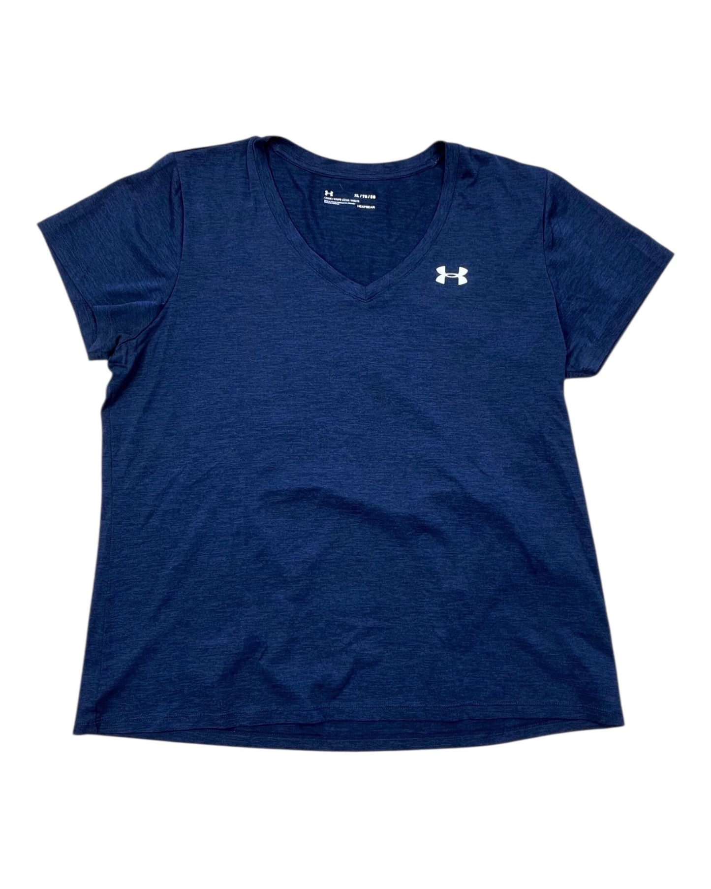 Athletic Top Ss By Under Armour In Blue, Size:Xl