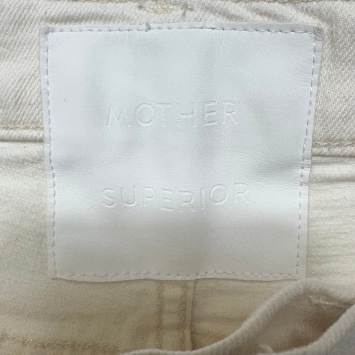 The Dodger Ankle Jeans By Mother In Cream Denim, Size: 10/30