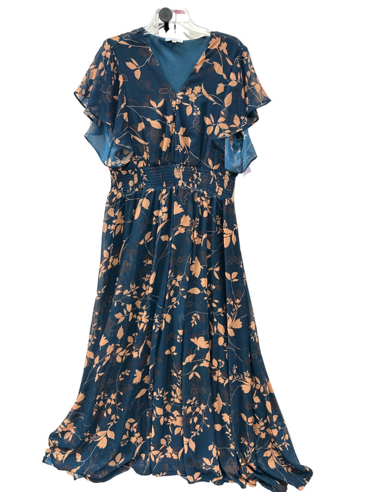 Dress Casual Maxi By Baltic Born In Teal, Size:2X