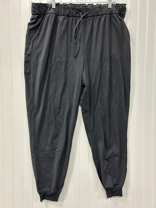 Athletic Pants By Lululemon In Black, Size:18