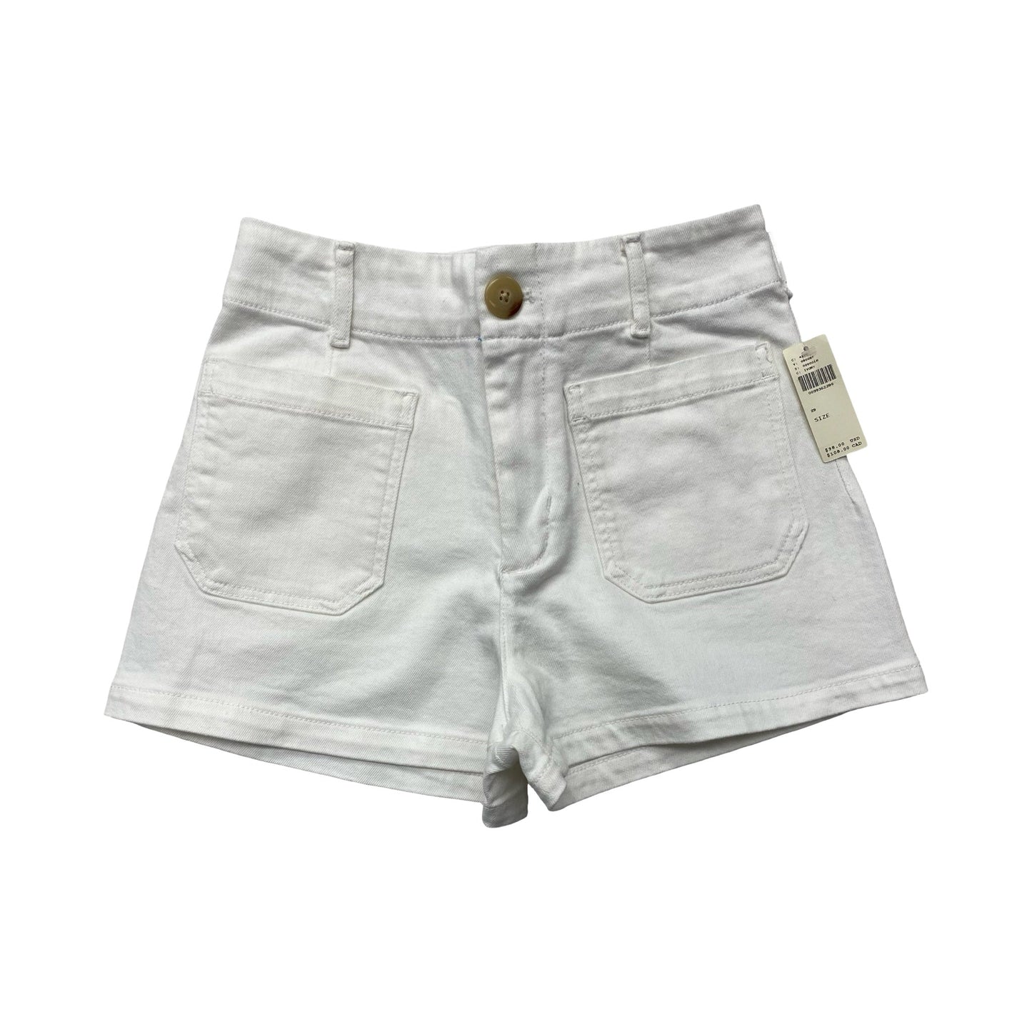 Shorts By Maeve In White Denim, Size:8