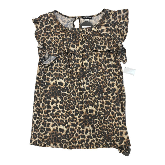 Top Sleeveless By Heimish Usa In Animal Print, Size:Xl