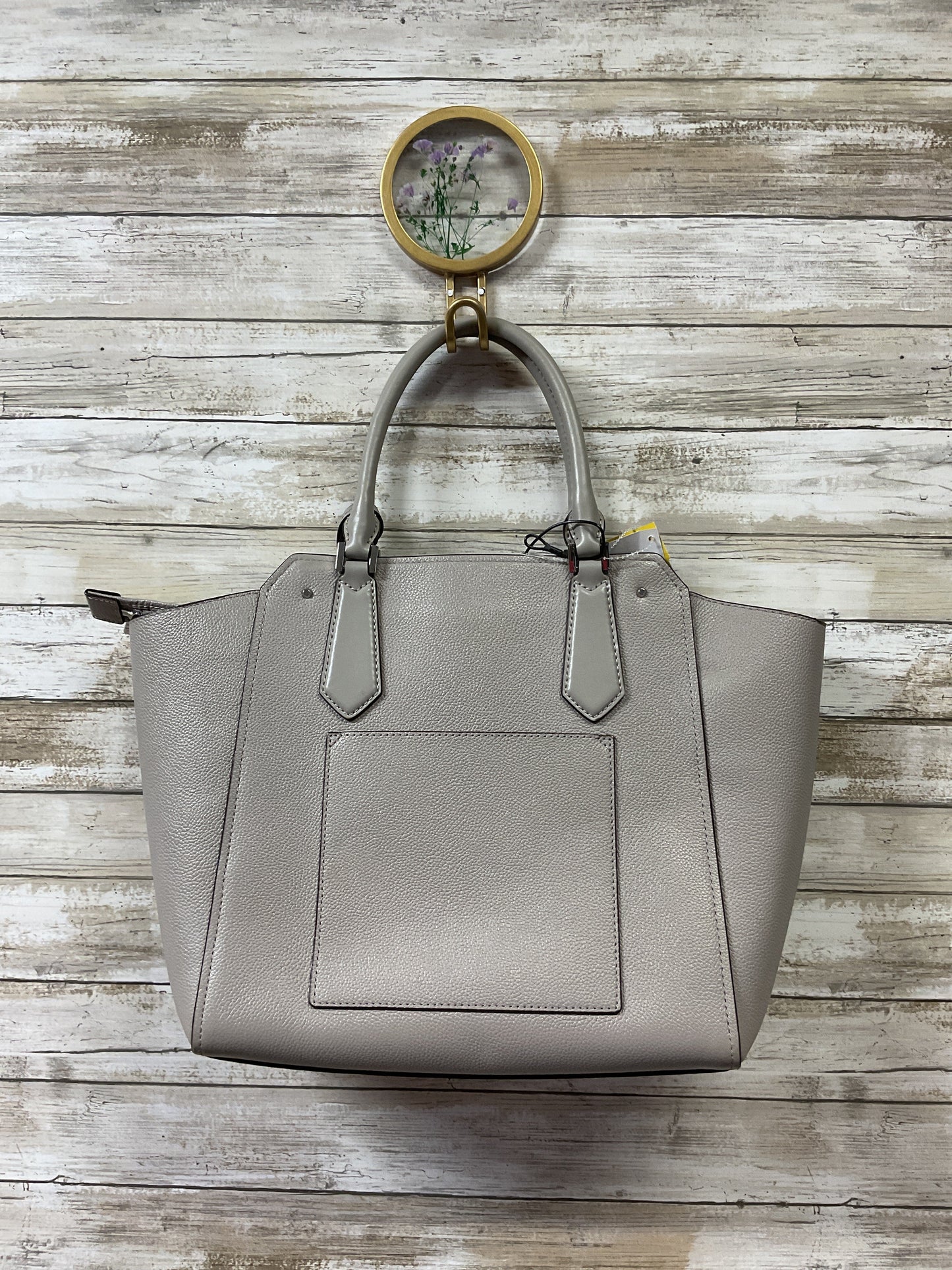 Handbag Designer By Michael Kors In Grey, Size:Medium