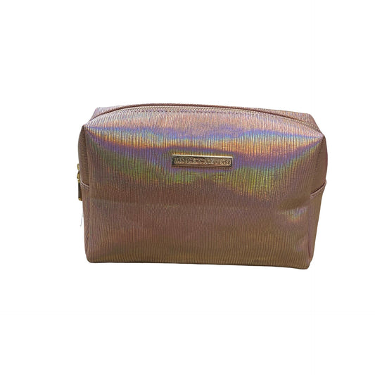 Makeup Bag By Vince Camuto In Rose Gold, Size:Large