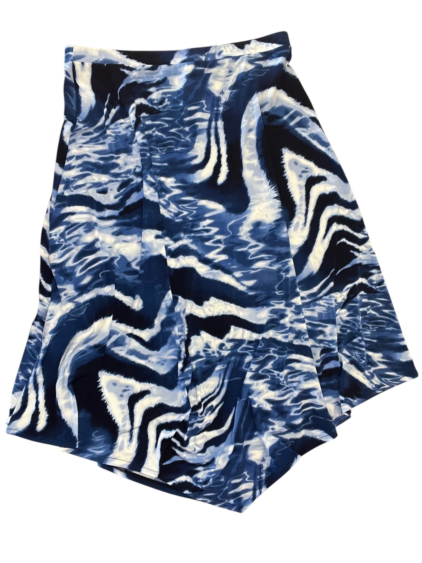 Skirt Midi By Chicos In Blue, Size:M