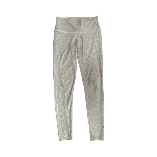 Athletic Leggings By Cmc In Grey & White, Size:6