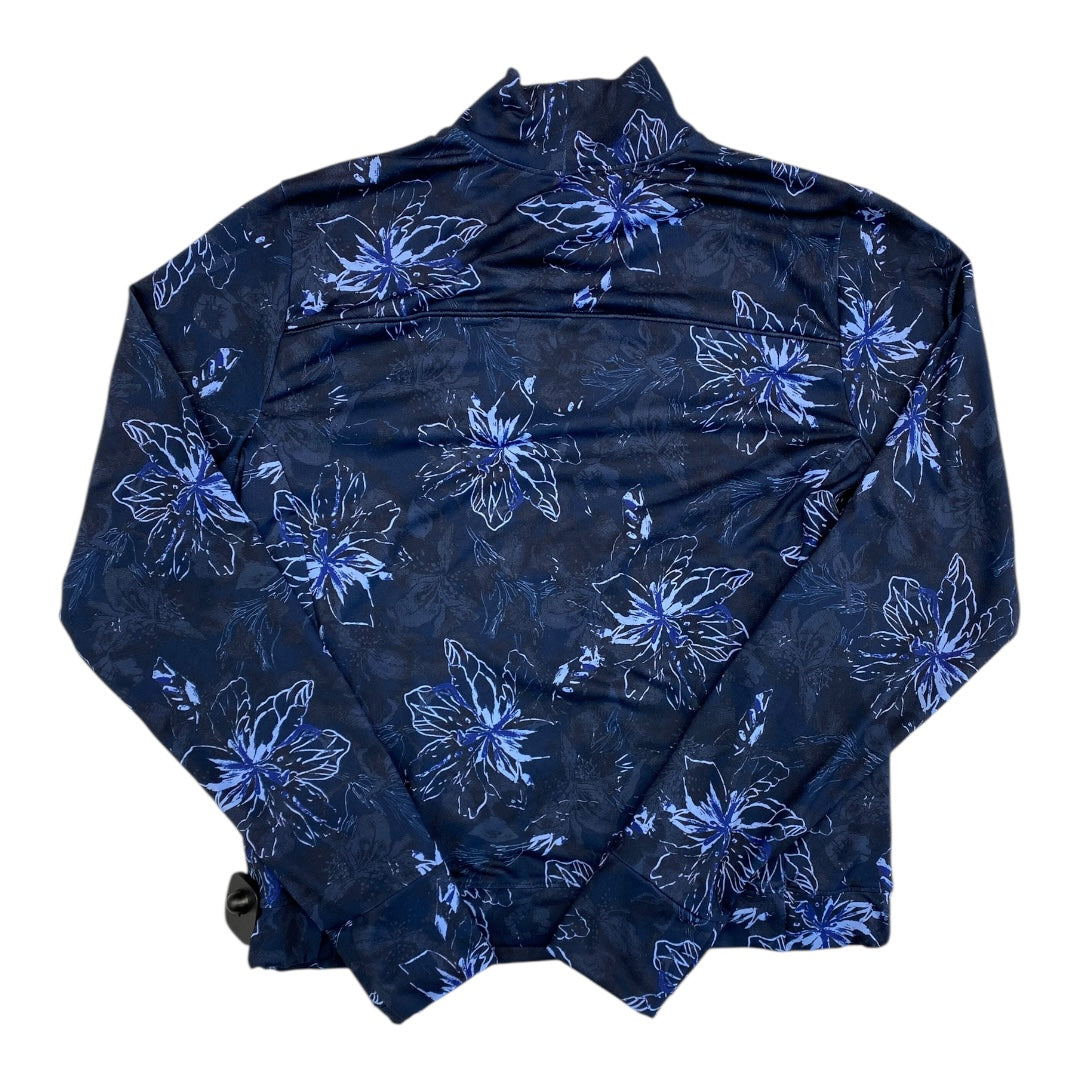 Athletic Sweatshirt Collar By Columbia In Blue, Size:L