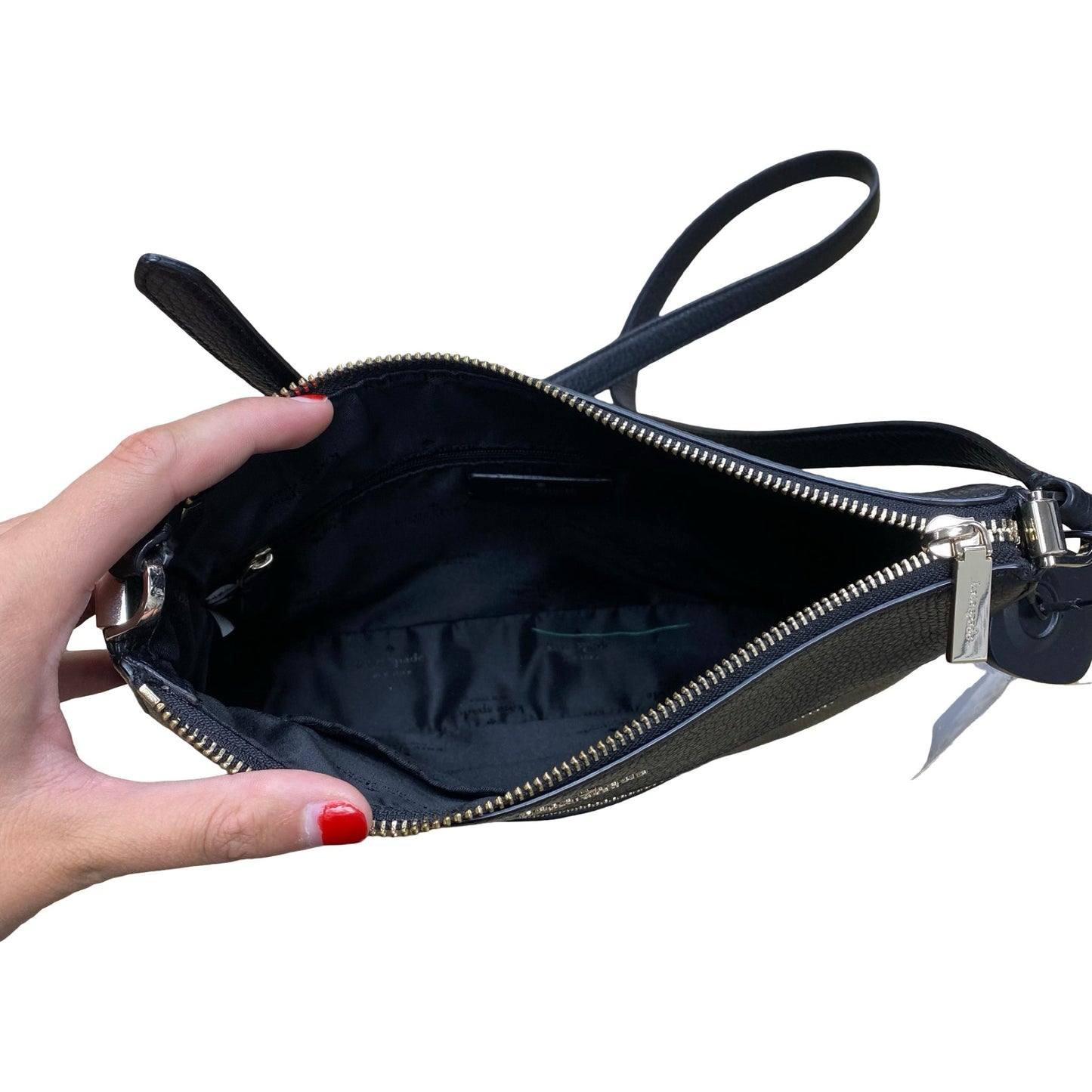 Handbag Designer By Kate Spade In Black, Size:Medium
