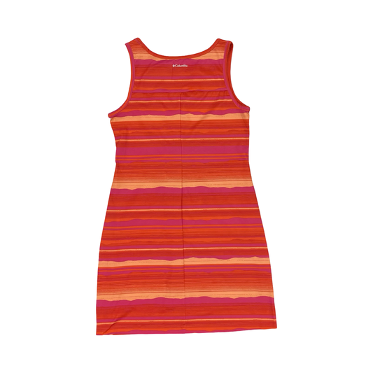 Athletic Dress By Columbia In Orange & Pink, Size:S